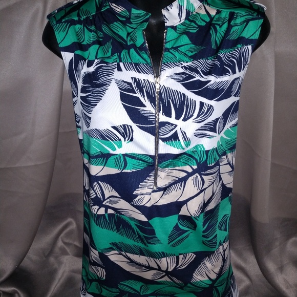 🛍️HalfZip Tank Tropical - Picture 2 of 4